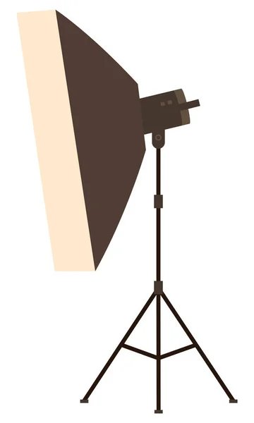Professional Photographing Light, Flash Vector — Stock Vector