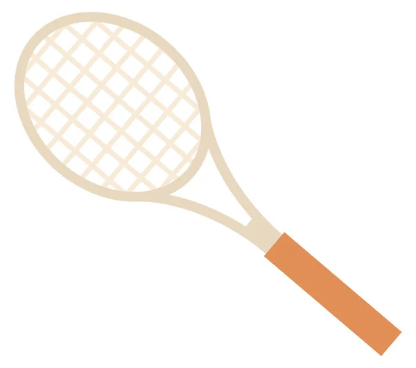 Schläger für Tennis oder Badminton Sport Vector Image — Stockvektor