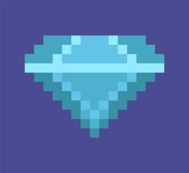 Elmas Piksel Sanat Simgesi, Değerli Taş Taşı Gemstone