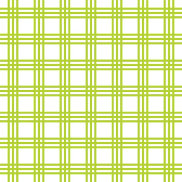 Seamless Green plaid pattern — Stock Vector