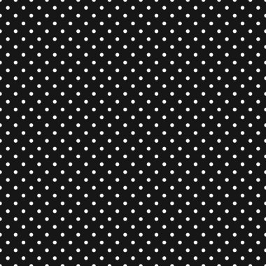 Sorunsuz siyah beyaz puantiyeli arka plan