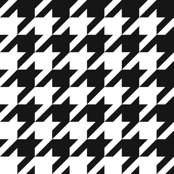 Bezszwowe houndstooth wzór. Wektorowa. — Wektor stockowy