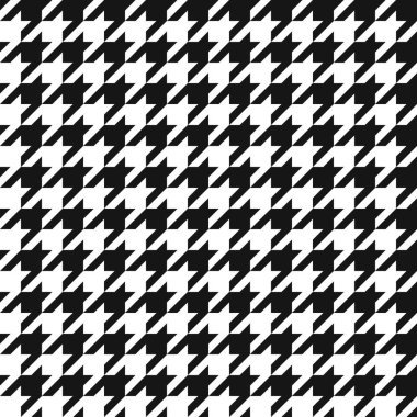 Sorunsuz houndstooth desen. Vektör görüntü