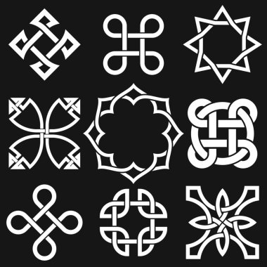 Düzenlenebilir Vektör formatında Celtic Knot topluluğu
