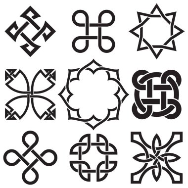 Düzenlenebilir Vektör formatında Celtic Knot topluluğu