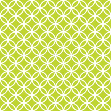 Seamless kesişen kireç yeşil daire Modeli