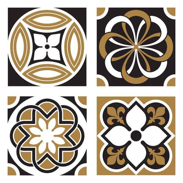 Vintage motifs ornementaux — Image vectorielle