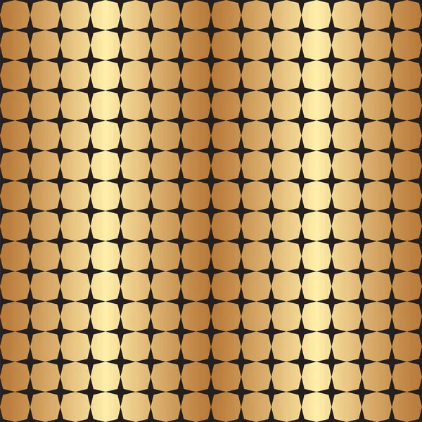 Modèle sans couture d'étoile d'or2 — Image vectorielle