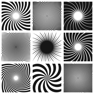 Vektör Spiral ve girdap koleksiyonu