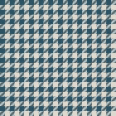 Kesintisiz deniz mavisi ve nane Vintage kontrol doku desen