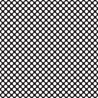 Sorunsuz siyah beyaz puantiyeli desen doku arka plan