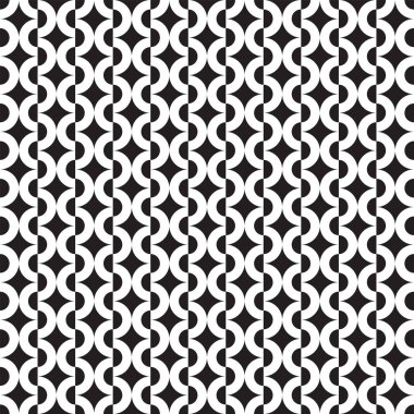 Sorunsuz dekoratif geometrik daire desen