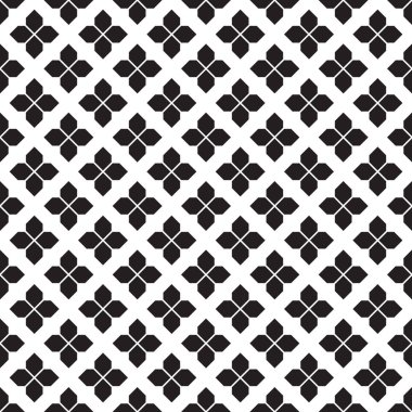 Dikişsiz vintage geometrik desen