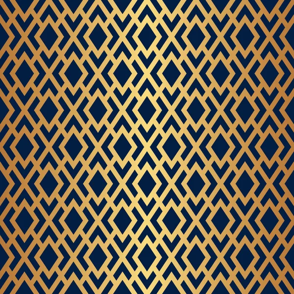 Sorunsuz altın Art Deco kafes vektör desen