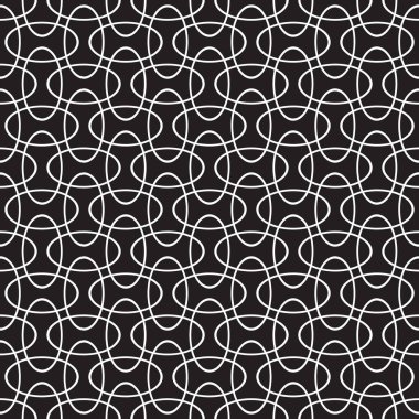 Geometrik çakışan daire elipse deseni arka plan kesişen sorunsuz imkanı