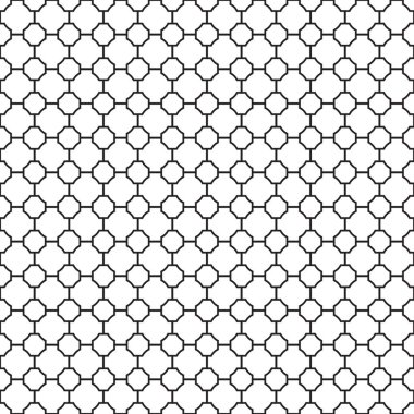 Sorunsuz Vintage geometrik kafes desen