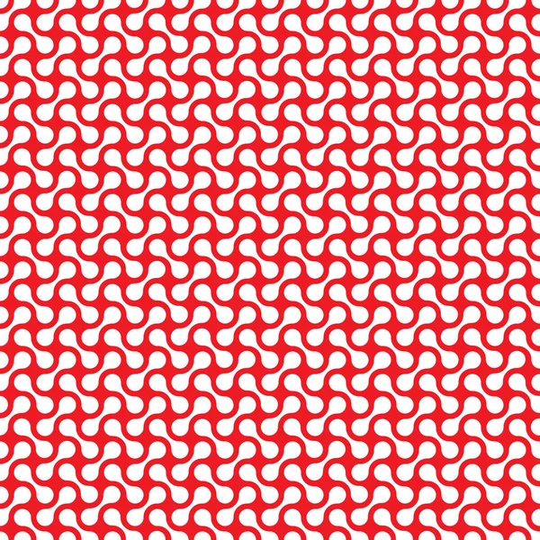 Бесшовный красный абстрактный узел — стоковый вектор