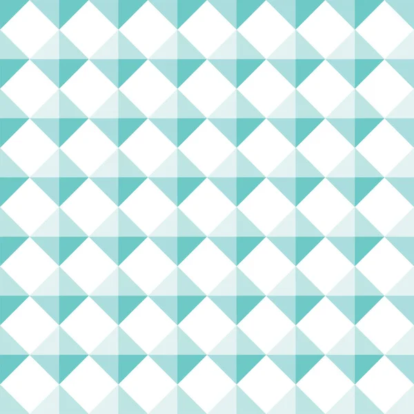 Seamless Turquoise Diamond Shape Stud Pattern Background — Stock Vector