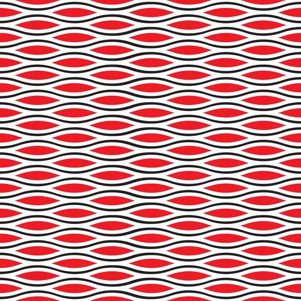 Sömlös abstrakt våg rippel väva mönster bakgrund — Stock vektor