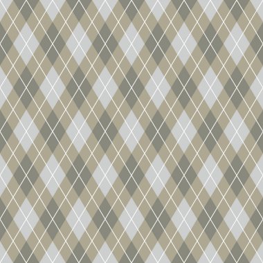Sorunsuz argyle desen arka plan. Gri ve beyaz desen.
