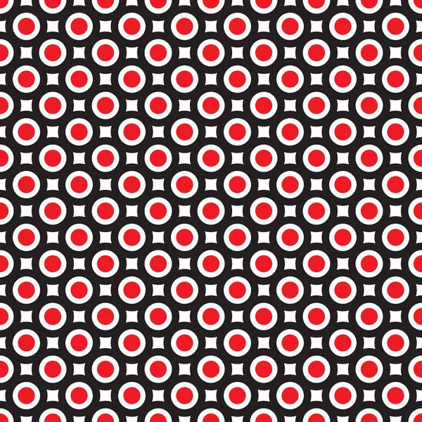 Nahtlose dekorative Kreis Muster Hintergrund — Stockvektor
