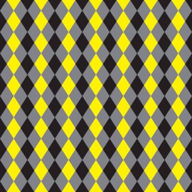 Kesintisiz sarı ve siyah ekose desen arka plan.