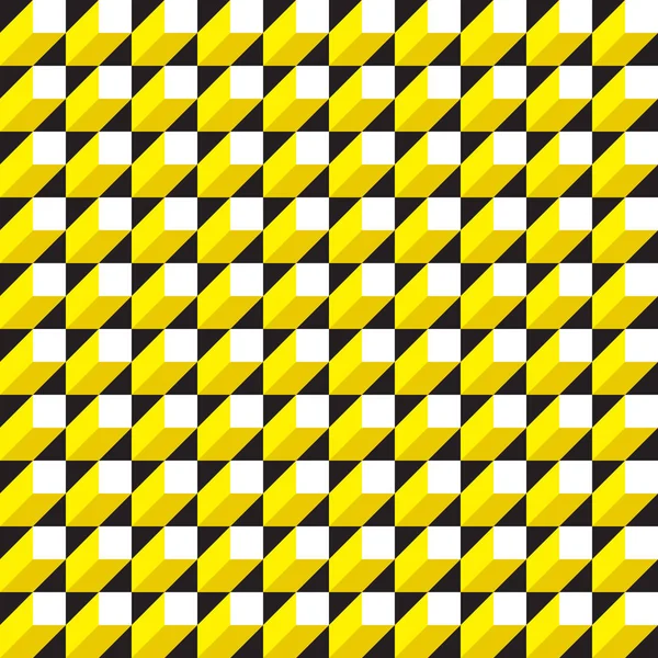Fondo de pantalla de textura de patrón de cubo geométrico sin costuras — Archivo Imágenes Vectoriales