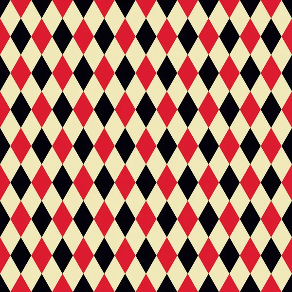 赤と黒のカジノをシームレスなパターン背景. — ストックベクタ