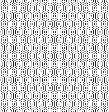 Kesintisiz geometrik altıgen petek desen