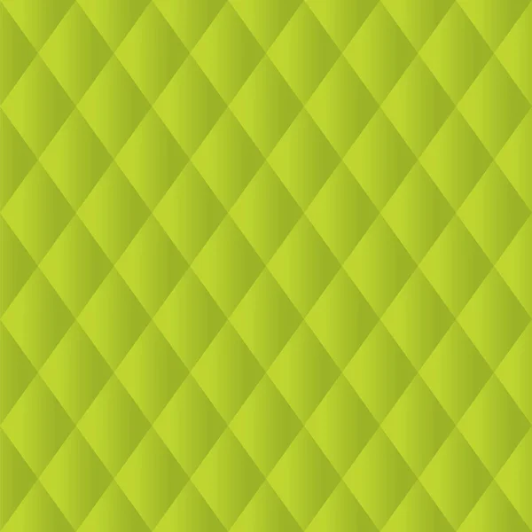 Naadloze Lime groene Diamond gewatteerde Panel Diagonal — Stockvector