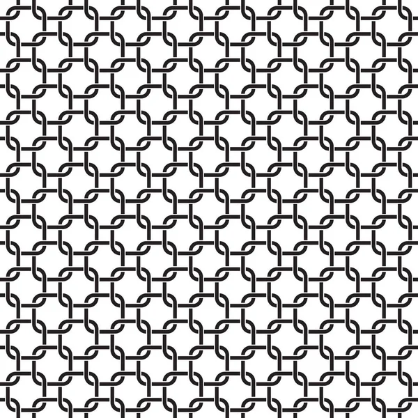 Seamless interlocking geometric pattern background — Stock Vector