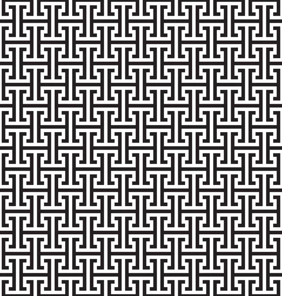 Sömlös grekiska nyckel geometriska mönster bakgrund — Stock vektor