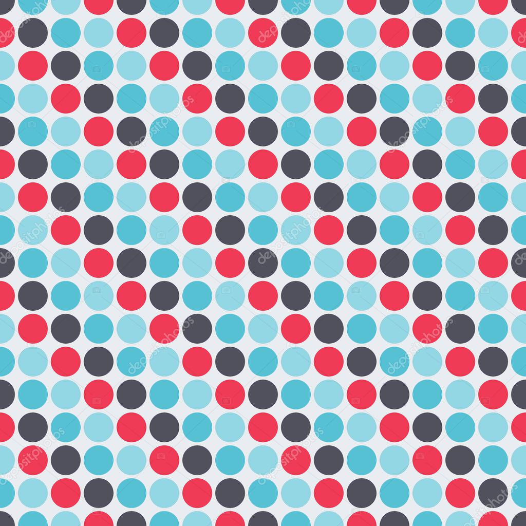 Seamless funky dot pattern background