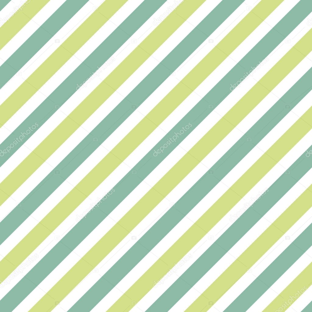 Seamless stripe pattern background in tones of green