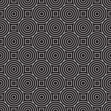 Sorunsuz eşmerkezli daire desen