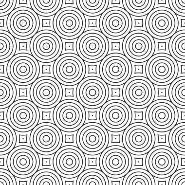 Sorunsuz eşmerkezli daire desen