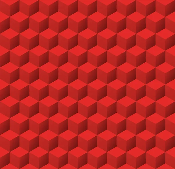 Naadloze 3d isometrische kubus patroon achtergrondstructuur — Stockvector