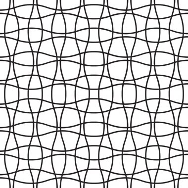 Kesintisiz dalga geçerken desen örgü. Soyut geometrik kılavuz kafes arka plan.