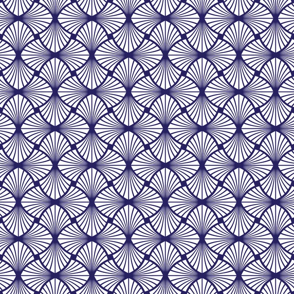 Naadloze Japanse Palm Pattern — Stockvector