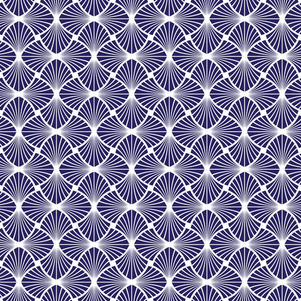 Seamless Japanese Palm Pattern — 스톡 벡터