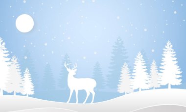 scenery winter - merry christmas and happy new year/
