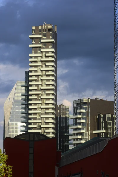 Turm solaria und Turm diamante in Mailand — Stockfoto