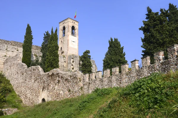 Kasteel van het dorp van Cavriana — Stockfoto