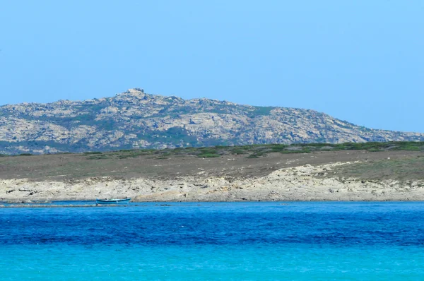 Płaska wyspa na Sardynii — Zdjęcie stockowe