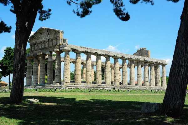 Der Paestum-Tempel — Stockfoto