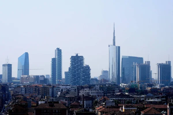 Cielo Ciudad Milán Lombardia Italia — Foto de Stock