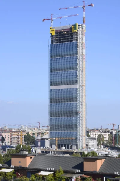 Der Isozaki Turm Der Stadt Milan Lombardei Italien — Stockfoto