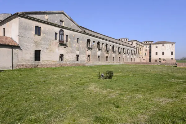 Zamek Świętego Jerzego Mieście Mantova Lombardia Włochy — Zdjęcie stockowe