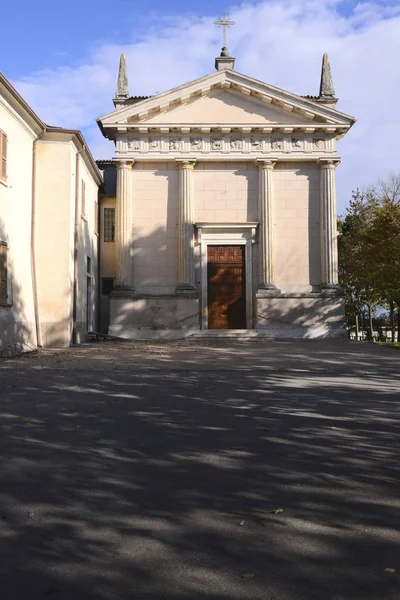 Kerk Van Heiligen Donato Vigilio Buurt Van Stad Rivalta Aan — Stockfoto