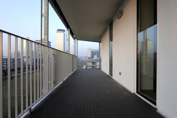 Terrace Units Living City Brescia Lombardy Italy — Stock Photo, Image